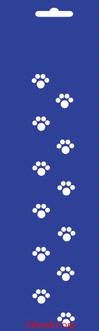 Crystal Style Paw Prints Stencil